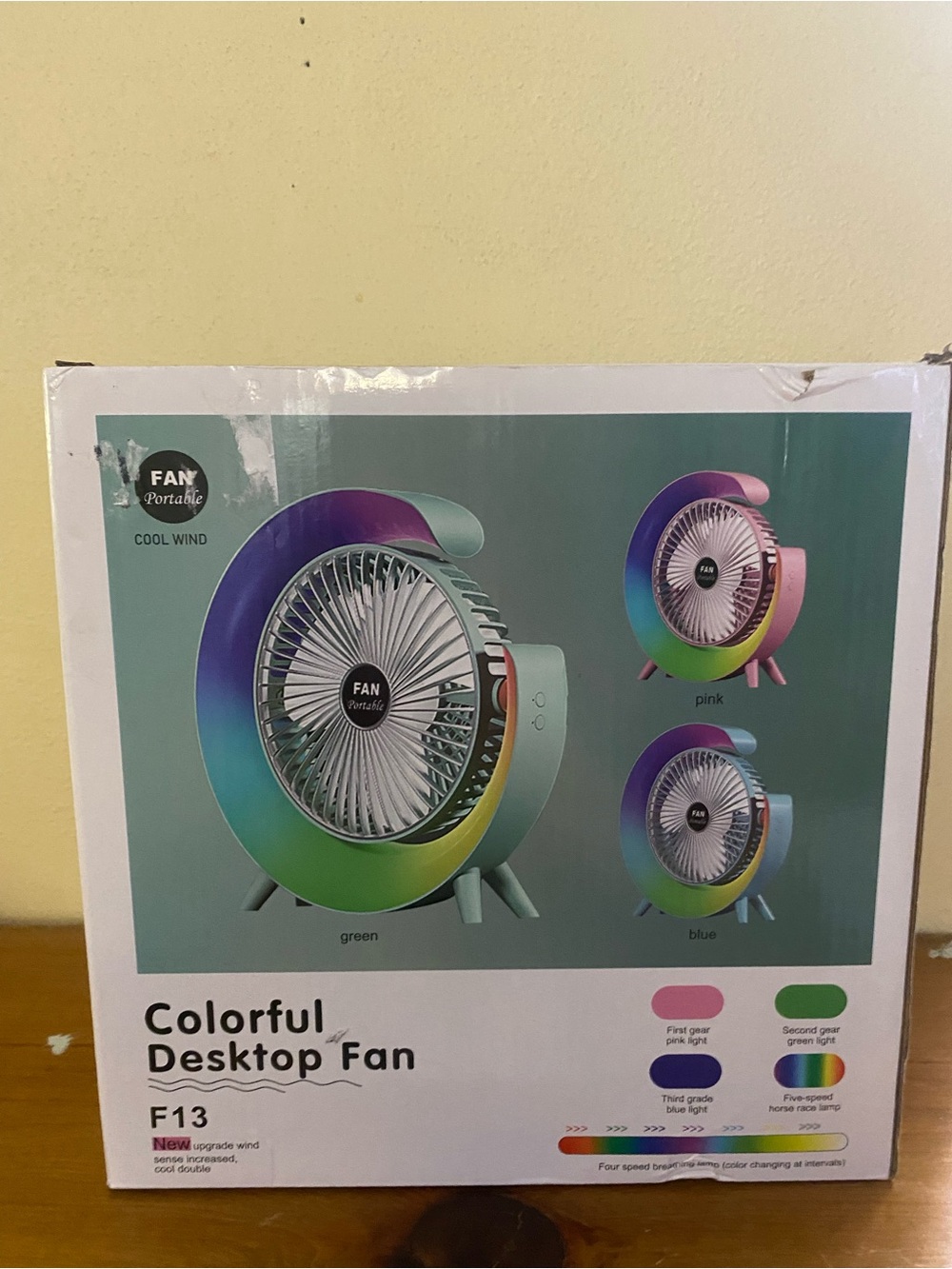 Colorful Desktop Fan
